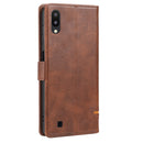 For Samsung Galaxy A10 Classic Wallet Flip Leather Phone Case(Brown)