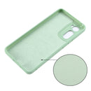 For Motorola Edge 30 Pure Color Liquid Silicone Shockproof Phone Case(Green)