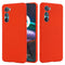 For Motorola Edge 30 Pure Color Liquid Silicone Shockproof Phone Case(Red)