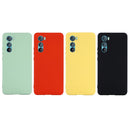 For Motorola Edge 30 Pure Color Liquid Silicone Shockproof Phone Case(Red)