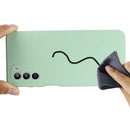 For Motorola Moto G52 4G/G82 Pure Color Liquid Silicone Shockproof Phone Case(Green)