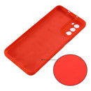 For Motorola Moto G52 4G/G82 Pure Color Liquid Silicone Shockproof Phone Case(Red)
