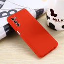 For Motorola Moto G52 4G/G82 Pure Color Liquid Silicone Shockproof Phone Case(Red)