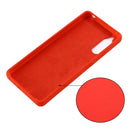 For Sony Xperia 10 IV Pure Color Liquid Silicone Shockproof Phone Case(Red)
