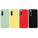 For Sony Xperia 10 IV Pure Color Liquid Silicone Shockproof Phone Case(Red)