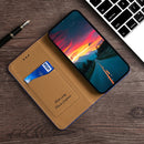 For Xiaomi 12 Pro Grid Texture Magnetic Flip Leather Phone Case(Blue)