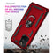 For Galaxy A91 / S10 Lite Shockproof TPU + PC Protective Case with 360 Degree Rotating Holder(Green)