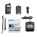 RETEVIS RT5R US Frequency 144-148MHz & 420-450MHz Handheld Two Way Radio Walkie Talkie(Black)