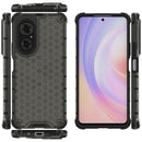 For Honor 50 SE / Huawei nova 9 SE Shockproof Honeycomb PC + TPU Phone Case(Black)