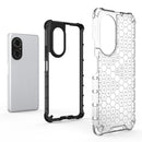 For Honor 50 SE / Huawei nova 9 SE Shockproof Honeycomb PC + TPU Phone Case(Black)