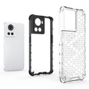 For OnePlus Ace 5G Shockproof Honeycomb PC + TPU Phone Case(Red)