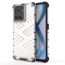 For OnePlus Ace 5G Shockproof Honeycomb PC + TPU Phone Case(White)