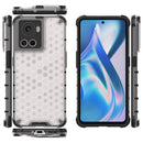 For OnePlus Ace 5G Shockproof Honeycomb PC + TPU Phone Case(White)