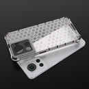 For OnePlus Ace 5G Shockproof Honeycomb PC + TPU Phone Case(White)
