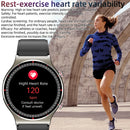 G08 1.3 inch TFT Screen Smart Watch, Support Medical-grade ECG Measurement/Women Menstrual Reminder, Style:Brown Leather Strap(Silver)