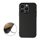 For iPhone 14 Pro Carbon Fiber Texture Phone Case (Black)