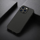For iPhone 14 Pro Carbon Fiber Texture Phone Case (Black)