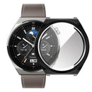 For Huawei Watch GT3 Pro 43mm Electroplating Full Coverage TPU Watch Case(Black)