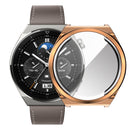 For Huawei Watch GT3 Pro 43mm Electroplating Full Coverage TPU Watch Case(Rose Gold)