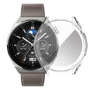 For Huawei Watch GT3 Pro 43mm Electroplating Full Coverage TPU Watch Case(Transparent)