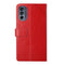 For Motorola Moto G62 5G Y Stitching Horizontal Flip Leather Phone Case(Red)