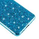 For Galaxy S20 Ultra Plating Glittery Powder Shockproof TPU Protective Case(Silver)