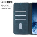 For Samsung Galaxy A20 / A30 Mandala Embossed Flip Leather Phone Case(Blue)