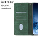 For Samsung Galaxy S21 5G Mandala Embossed Flip Leather Phone Case(Green)