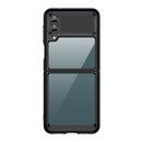 For Samsung Galaxy Z Flip4 5G Colorful Series Acrylic + TPU Phone Case(Black)