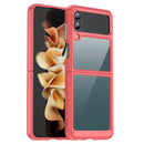 For Samsung Galaxy Z Flip4 5G Colorful Series Acrylic + TPU Phone Case(Red)