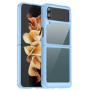 For Samsung Galaxy Z Flip4 5G Colorful Series Acrylic + TPU Phone Case(Blue)