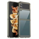 For Samsung Galaxy Z Flip4 5G Colorful Series Acrylic + TPU Phone Case(Transparent Grey)