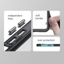 For Samsung Galaxy Z Flip4 5G Colorful Series Acrylic + TPU Phone Case(Transparent Grey)