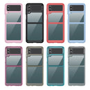 For Samsung Galaxy Z Flip4 5G Colorful Series Acrylic + TPU Phone Case(Transparent Grey)