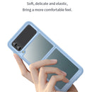 For Samsung Galaxy Z Flip4 5G Colorful Series Acrylic + TPU Phone Case(Transparent Blue)