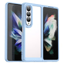 For Samsung Galaxy Z Fold4 5G Colorful Series Acrylic + TPU Phone Case(Blue)
