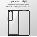 For Samsung Galaxy Z Fold4 5G Colorful Series Acrylic + TPU Phone Case(Transparent Grey)