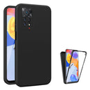 For Xiaomi Redmi Note 11 Pro Global Imitation Liquid Silicone 360 Full Body Phone Case(Black)