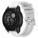For Garmin Descent G1 / Forerunner 745/945/935 / Approach S62 Solid Color Silicone Watch Band(White)