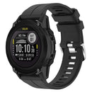 For Garmin Descent G1 / Forerunner 745/945/935 / Approach S62 Solid Color Silicone Watch Band(Black)