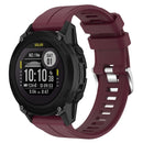 For Garmin Descent G1 / Forerunner 745/945/935 / Approach S62 Solid Color Silicone Watch Band(Wine Red)