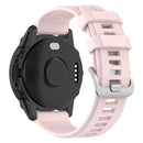 For Garmin Descent G1 / Forerunner 745/945/935 / Approach S62 Solid Color Silicone Watch Band(Light Pink)