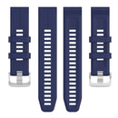 For Garmin Descent G1 / Forerunner 745/945/935 / Approach S62 Solid Color Silicone Watch Band(Midnight Blue)