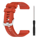 For Garmin Descent G1 / Forerunner 745/945/935 / Approach S62 Solid Color Silicone Watch Band(Grapefruit Red)