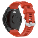 For Garmin Descent G1 / Forerunner 745/945/935 / Approach S62 Solid Color Silicone Watch Band(Grapefruit Red)