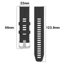 For Garmin Descent G1 / Forerunner 745/945/935 / Approach S62 Solid Color Silicone Watch Band(Pine Green)