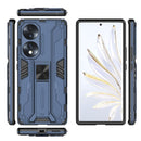 For Honor 70 5G Supersonic PC + TPU Shock-proof Protective Phone Case(Blue)