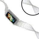 For Huawei Band 7 / 6 / Honor Band 6 Integrated TPU Watch Band(Frosted Transparent)