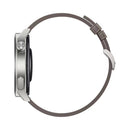 For Huawei Watch GT 3 46mm / GT Runner 22mm Genuine Leather Watch Band(Grey)