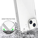 Shockproof Scratchproof TPU + Acrylic Phone Case For iPhone 14 (Transparent)